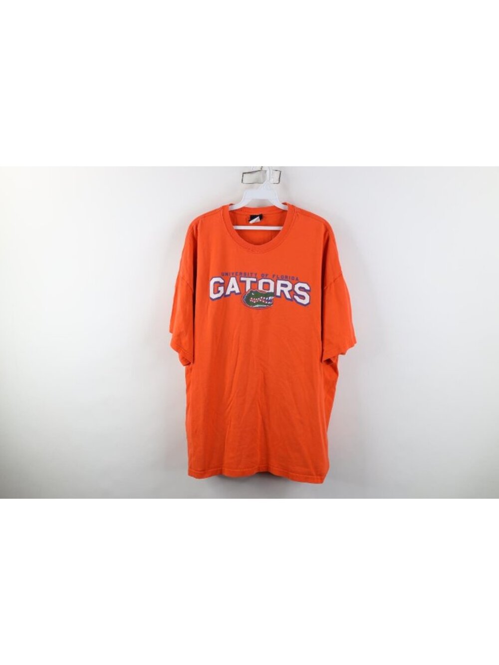 Vintage Mens 2XL Faded Spell Out University of Florida Short Sleeve T-Shirt